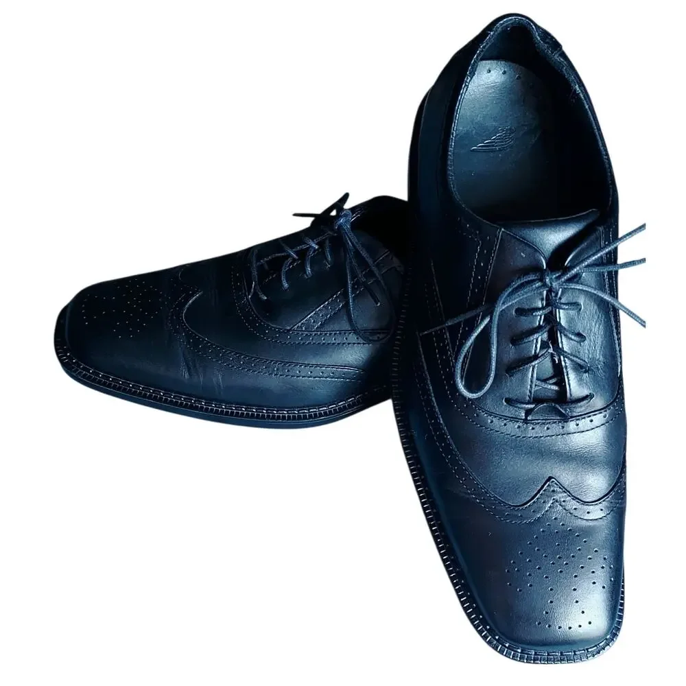 Red Wing Baxter 4790 Men's Black Leather Oxford Wingtip Brogue Size 11.5D
